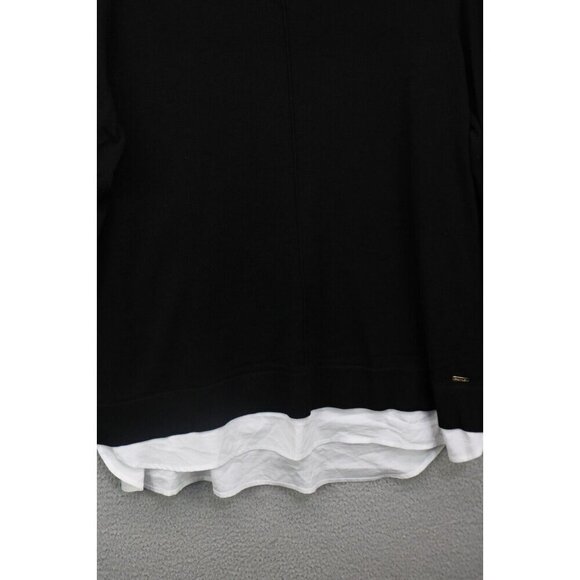 Calvin Klein Black Long Sleeve Sweater-Size XL-Studded - Picture 2 of 10